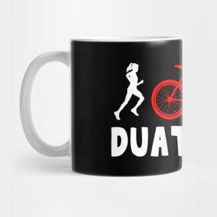 Female Duathlete Mug